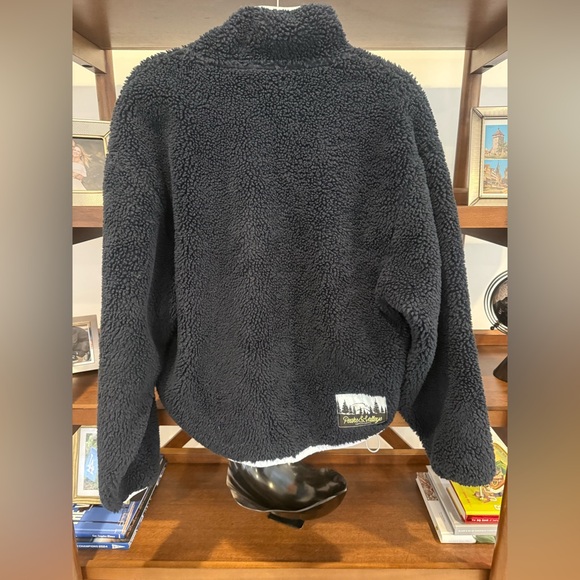 Madhappy Outdoors Sherpa Fleece Pullover Navy - Picture 5 of 6